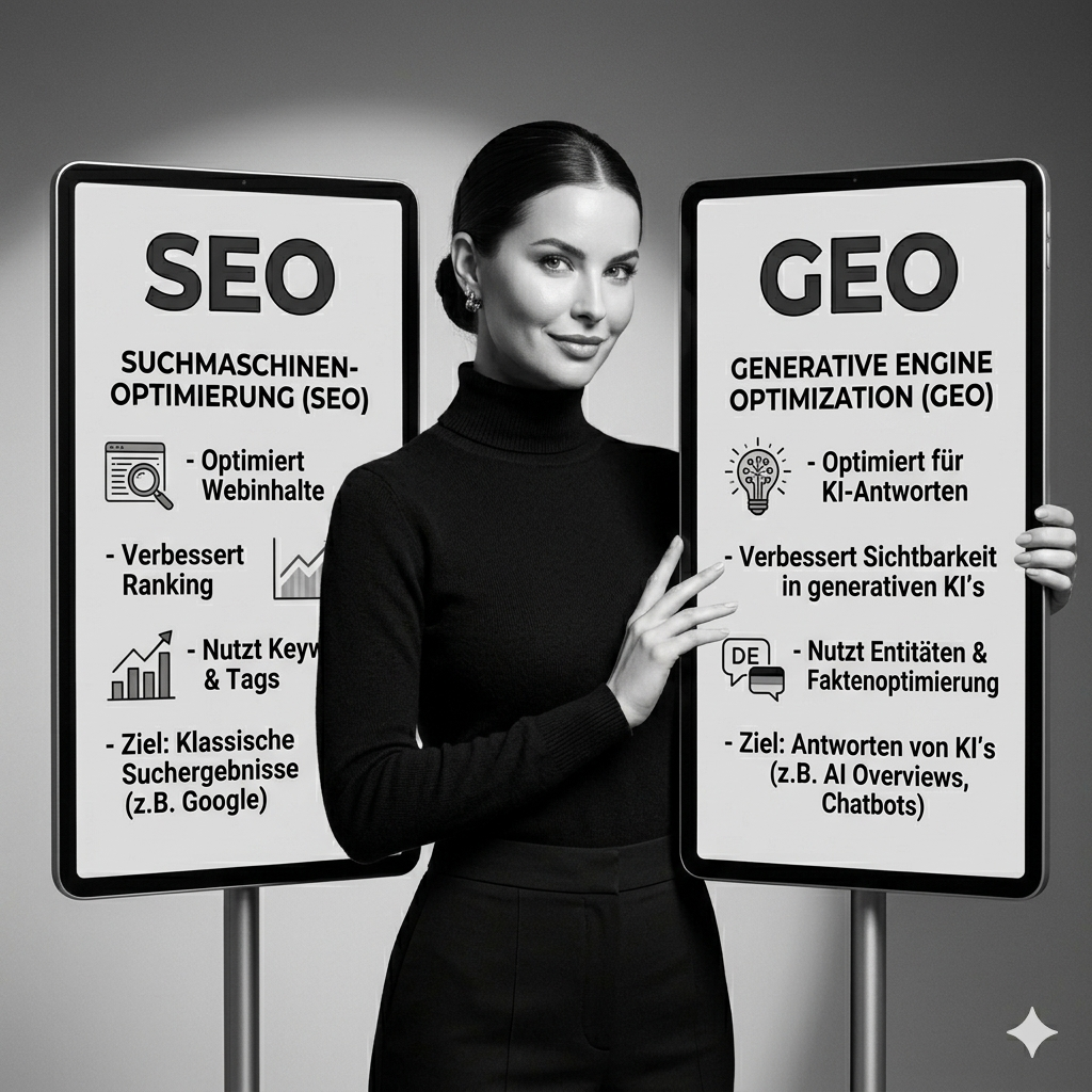 SEO vs. GEO – Vergleich von Suchmaschinenoptimierung und Generative Engine Optimization